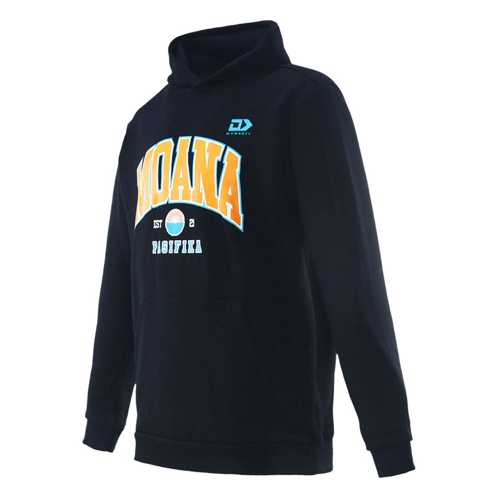 2025 Moana Pasifika Mens Graphic Hoodie - Black
